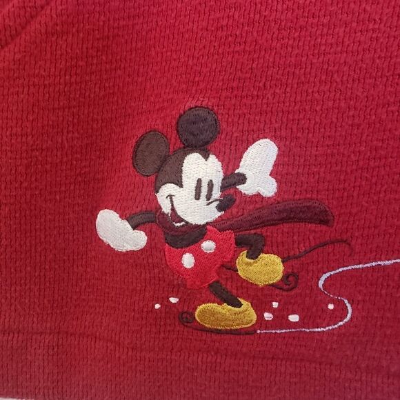 Disney Store Vintage Red Mickey Mouse Frosted Frolic Top - Picture 5 of 6